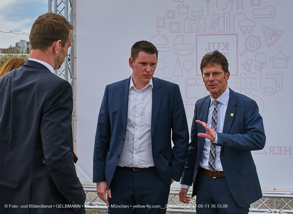 11. Mai 2017 - Grundsteinlegung für die LOGE und dem Kulturquadrat in Neuperlach